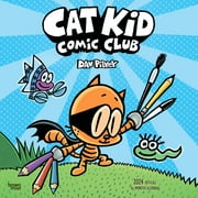 Cat Kid Comic Club | 2024 12x24" (Hanging) Wall Calendar | BrownTrout