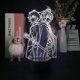 thumbnail image 3 of Lámpara LED de anime Saga Of Tanya The Evil shaofei luz de noche 3D para decoración de dormitorio, 3 of 5