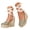 Green, variant on Women's Espadrille Platform Wedge Sandals Closed Toe Ankle Strap Lace up Summer Dress Shoes