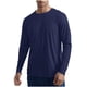 thumbnail image 2 of pstuiky mangas largas para hombre, Camiseta informal de manga larga con cuello redondo para hombre, color liso, transpirable, para correr y hacer ejercicio camisetas de hombre l, 2 of 8