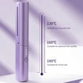 thumbnail image 6 of Victoriousact Latest Hairdressing Comb, Victorious Act Comb, Victoriouscat Hair Comb, Mini Dual Purpose Curling Iron, Rechargeable Mini Hair Straightener, 2-in-1 Portable Curling (Pink), 6 of 9