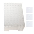 thumbnail image 2 of Pegboard Combination Kit, Wall Mounted Storage Rack with Adhesive Pads Gas Water Heater Pipe Cover for Kitchen Bedroom, 2 of 7