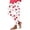 White, variant on Lenpel Women's Valentine's Day Leggings High Waisted Full Length Heart Printed Stretch Pants Footless Workout Tights