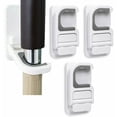 thumbnail image 1 of Soporte para escoba, soporte para fregona, clip autoadhesivo para fregona, gancho de pared antideslizante, clip para escoba, fregona, escoba, organizador de cepillos, herramienta para colgar escobas,, 1 of 5