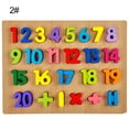 thumbnail image 3 of Lubelski Children Alphabet ABC Numbers Wooden Learning Toy Kids Educational Puzzle Board, 3 of 8