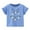 Sky Blue, variant on Esaierr Baby Girls Summer Crewneck T Shirt Kids Short Sleeved Pullover Tops Toddler Loose Bottom Cotton Tees Shirt for Girls 1-8 Years