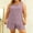 Light Violet, variant on Endives Plus Size Women's Summer Two-Piece Pajama Set Lightweight Ruffled Sleeveless Tank Top and Shorts Matching Pajamas Set for Women Sleepwear Loungewear Home Clothing Brick Red M