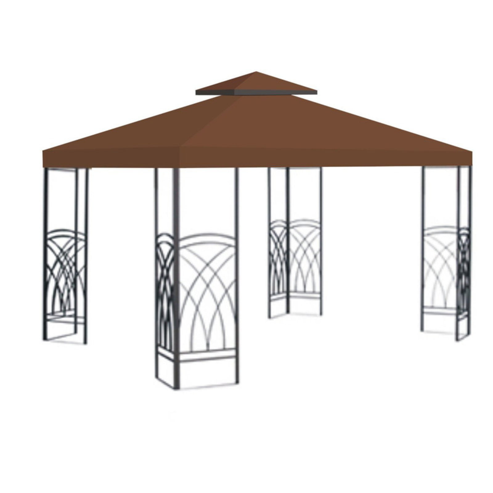 Sunrise 10 X 10 Ft Gazebo Replacement Double Tier Canopy Cover