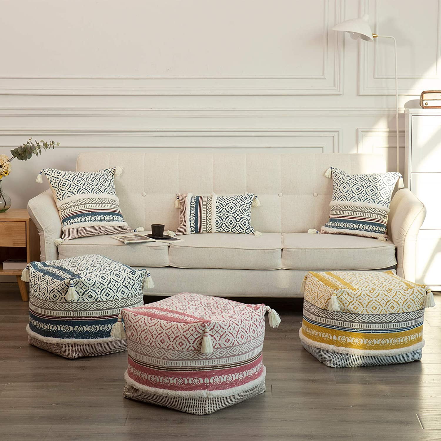 Wekity Tufted Decorative Throw Pillow Covers
