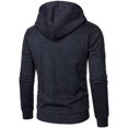 thumbnail image 5 of Brondbend Mens Sweat Suit Men Track Suits 2 Piece Set Long Sleeve Hoodie with Zipper Multiple Pockets Sweatshirt and Sweatpants Tracksuits Loose Fit Fall Winter Gym Workout Suits,Black, 5 of 7