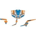 thumbnail image 1 of Attack Graphics BRUTE Complete UTV Graphics Kit Orange/Vodoo Blue Compatible With Polaris RANGER RZR XP 4 1000 HIGH LIFTER Edit. 2018, 1 of 1