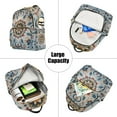 thumbnail image 5 of ALAZA Bohemian Floral Medallion Womens Travel Laptop Backpack Large Daypack Ladies Shoulder Bags M, 5 of 7