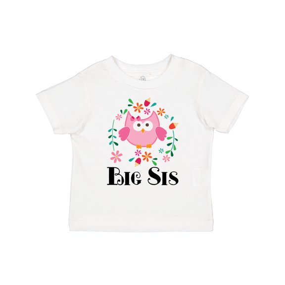 Inktastic Big Sis Girls Sister Announcement Girls Toddler T-Shirt