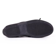 Minnetonka Men's Moosehide Classic Moccasin, Black, 10.5 M US