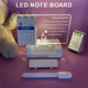 thumbnail image 5 of Tablero de notas diario transparente Yashi con luz LED de noche USB blanco transparente, 5 of 5