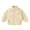 Beige, variant on Boys Girls Polar Fleece Jacket Full-Zip Stand Collar Coat School Uniform