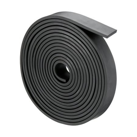 

Solid Rubber Strips Neoprene Sheets Rolls 3/16 T x 0.98 W x 157.48 L DIY Rubber Gasket Sealing Padding