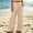 Beige1, variant on Kojanyu Women's Wide Leg Elegant Pleated Pants High Waist Stretchy Trousers Casual Loose Palazzo Pants with Side Pockets