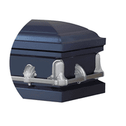 Titan Casket Andover Series Dark Blue 20-gauge steel 83.00 x 28.00 x 23.00 in Casket, Rectangular