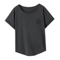 thumbnail image 2 of Camiseta básica para mujer Yuyangstore Ropa deportiva cuello redondo S, 2 of 8