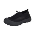 thumbnail image 3 of Women's Shoes with Arch Support Lightweight Breathable Mesh Sneakers Non-Slip Cushioned Athletic Tennis Shoes for Women Wide Toe Box Comfortable Footwear for Gym Travel Work Wear,Black 37(US-6), 3 of 4