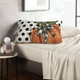 thumbnail image 5 of Fall Pillow Covers 12x20 Set of 2 Pumpkin Maple Leaves and Polka Dot Fall Decor Pillowcase Autumn Thanksgiving Decorative Outdoor Throw Pillow Covers Linen Farmhouse Cushion Case for Sofa Home, 5 of 6