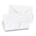 thumbnail image 2 of Hortense B. Hewitt HBH Unending Gratitude Thank You Wedding Note Card Gold 50/Pack 30418ST, 2 of 2