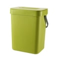 thumbnail image 1 of Hanging Plastic Trash Can Sundries Storage Bucket with Lid for Kitchen Sink Supplies 3L, 1 of 8