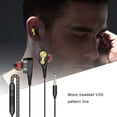 thumbnail image 2 of Haut-parleurs Dynamiques HD Super Caisson de Basses Casque Hi-Fi Filaire Basses Puissantes Réduction du Bruit Écouteurs de Sport Écouteurs de Jeu, 2 of 6
