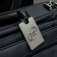 thumbnail image 4 of Wedding Floral Brother Of The Groom Rectangle Leather Luggage Card Suitcase Carry-On ID Tag, 4 of 7