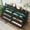 Black, variant on 6 - Drawer Modern Double Dresser w/ Power Outlet & LED Lights | Open Shelving Wood Cabinet, Charging Station - Ideal Bedroom/Closet/Living Room Organizer