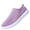 Purple, variant on Womens Backless Shoes Fitness Orthopedic Slip On Hands Free Slip On Mules Women Closed Toe Clogs Casual Mesh Classic Fit Orthopedic Sneakers for Women