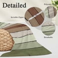 thumbnail image 6 of Sage Green Body Pillow Cover, Pillowcase Protectors with Zipper, Breathable Decorative Throw Pillow Case Cover, Farmhouse Wood Grain Vintage Brown Striped Pillow Shams for Couch Sofa 24x36Inch, 6 of 8