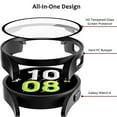 thumbnail image 4 of 2WIN2BUY Hard PC Case with Screen Protector for Samsung Galaxy Watch 6 40mm,Scratch Resistant Cover with Tempered Glass for Galaxy Watch 6,Black, 4 of 12