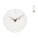 thumbnail image 1 of Reloj de pared silencioso para el hogar, la cocina, la oficina, , con organizador de transparente para mostrador, brochas de maquilla, 1 of 8