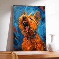 thumbnail image 4 of Hudo Funny Scream Silky Terrier Dog Poster Wall Art Decor Silky Terrier Dog Canvas Wall Art - Vintage Decor - Dog Boho Decor, 4 of 5