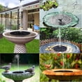 thumbnail image 5 of 13/16/18cm Solar Water Fountain Pool Pond Waterfall Garden Decoration Outdoor Bird Bath Solar Powered Colorful Fountain Floating-ksize, 5 of 5