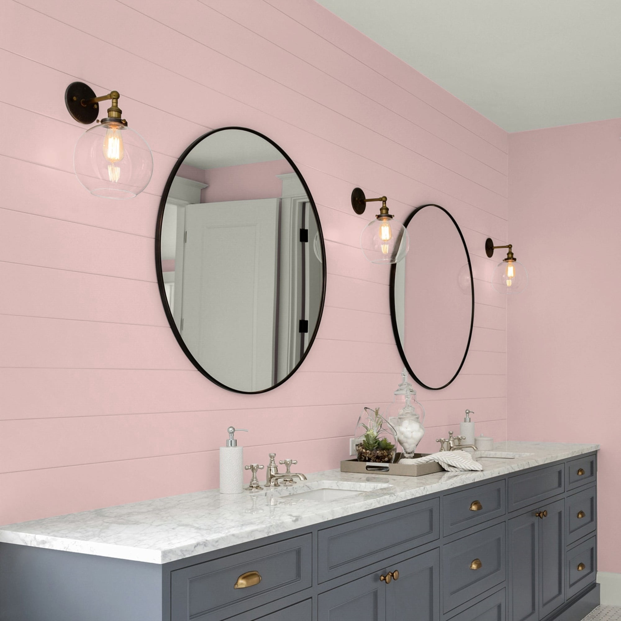 Glidden HEP Strawflower / Pink, Eggshell Interior Paint with Primer, 1 Quart