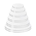 thumbnail image 1 of Xingzhi 2 Pcs Moule à Gâteau Réutilisable Transparent Plateau de Cuisson de Rechange Support 26 cm, 1 of 6
