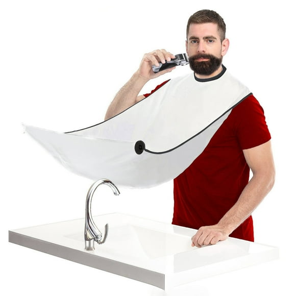 Man Beard Apron Beard Catcher Mens Grooming Cape Waterproof Bathroom Beard Bib Cloth for Shave