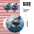 thumbnail image 2 of Great White Shark Open Mouth With Sharp Teeth - Christmas Ornament Xmas Keepsake Ceramic Ornaments Holiday Decorations for Tree Christmas Gift Ideas 2.95in, 2 of 6