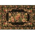 thumbnail image 1 of Ahgly Company Machine Washable Indoor Rectangle Medallion Brown French Area Rugs, 3' x 5', 1 of 4