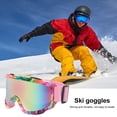 thumbnail image 4 of LJNYFDC Lunettes de Ski Hiver Extérieur Lunettes de Ski Hommes Femmes Double Couche Lentille Anti-Buée Neige Lunettes de Soleil Protection UV Lunettes, 4 of 7