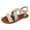 White, variant on CAICJ98 Wedge Sandals for Women Sandals for Women Flat Sandals Summer Ankle Strap Thong Sandals Beaded Sandals Beach Flip Flops,Brown