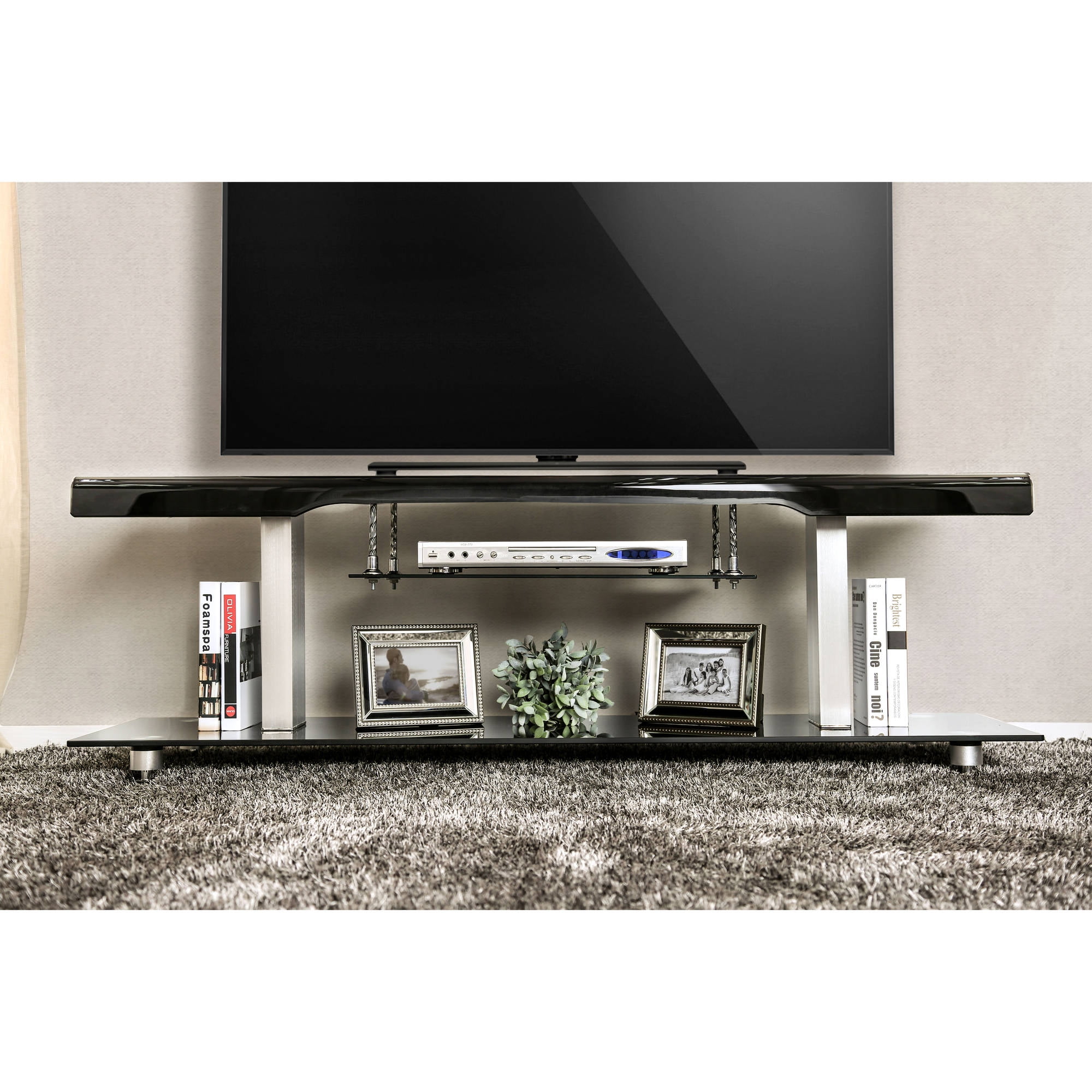 Furniture Of America Bates 60 Inch Tv Stand Black
