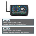 thumbnail image 4 of Tignapoo Solar-Powered Color Screen Tire Pressure Monitor with GPS Speed Tracking for Heavy Trucks (0-13Bar/0-188PSI) - Black ABS Design, Dual Charging Options, 4 of 6