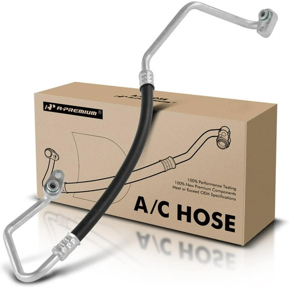 A-Premium A/C Discharge Line Hose Assembly Compatible with Toyota Prius C 2012-2019 1.5L, Compressor to Condenser