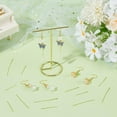 thumbnail image 4 of 300Pcs Head Pins 4 Style Flat Head Pins 18K Plated Brass Jewelry Pins Needles 25/30/45/50mm for Jewelry Making Findings Accessory Supplies DIY Craft Earring Charms Pendants Necklace for diy making, 4 of 9
