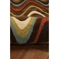 thumbnail image 6 of Linon Trio Mouzi Hand Tufted Polyester 5'x7' Rug in Brown, 6 of 7