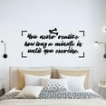 thumbnail image 3 of You Never Realize How Long A Minute Is Until You Exercise - Exercise Workout Quote Motivation Vinyl Wall Art Wall Sticker Decal Home Gym Workout Area Fitness Sticker Decoration Size (6x10 inch), 3 of 3